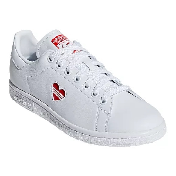 adidas Shoes - adidas Women's Stan Smith Shoes - White/Active Red